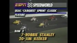 6/8/1991 USAC Sprints at IRP Saturday Night Thunder