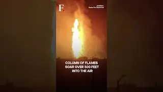 Watch: Flames Soar Up in the Sky After Pipeline Bursts | Subscribe to Firstpost