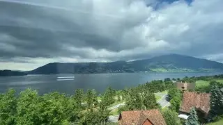 Train ride window view 4K (no music): Z&uuml;rich to Arth-Goldau