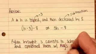 Module 4 Lesson 17 Video Writing Expressions with Letters Standing for Numbers