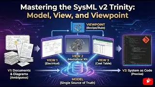 [SysML #2] Mastering the SysML v2 Trinity: Model, View, and Viewpoint