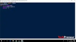 How to make a name generator in python | Python made fun | TechPreneur