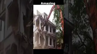 Amazing Dangerous Fastest Building Demolition