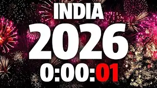 India 2026 New Year Countdown 🎉 IST Indian Standard Time