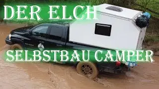 Absetzkabiene auf Pickup, der Camper zum Selberbauen, 4x4 bequem Offroad fahren, China Heizung!