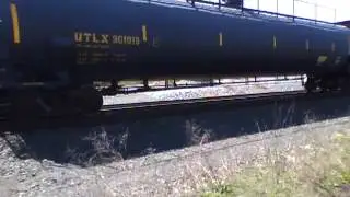NS 34A westbound with NS 9955 leading