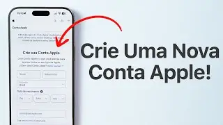 Como Criar uma Nova Conta Apple (ID Apple)!