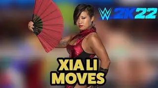 OFFICIAL WWE 2K22  XIA LI FINISHER AND SIGNATURES #shorts