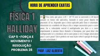 28. Um carro que pesa 1,30 × 104 N está se movendo a 40 km/h quando os freios são aplicados, faz...