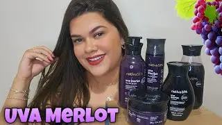 NATIVA SPA UVA MERLOT - O BOTICÁRIO | Linha COMPLETA! Tudo o que eu ACHEI, VALE A PENA? 🍇💜