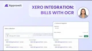 Xero integration: bills with OCR (data capture from PDF)