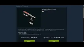 Black Squad Steam - G17L DF PLATINUM RED ( Show Weapon )