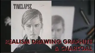 Realism Drawing: Emma Watson Timelapse