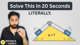 Solve Any Pulley and Block Problem in Seconds &mdash; No Formulas, Pure Logic | AP Physics C & JEE