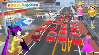 TAIGA BAHAGIA BEBI CELLINE DIAJAK KUMPUL MOBIL #sakuraschoolsimulator 