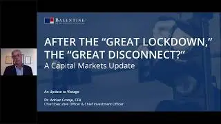 After the Great Lockdown, the Great Disconnect: A Capital Markets Update | Vistage