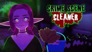 🍑 Vtuber - Crime Scene Cleaner - One Elf Exorcist clean up crew - 🍑