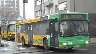 MAN NL202 #075 [Nowak Transport] i Ikarus 280 #104 [PKM Katowice] 10.04.14 linie 119, 657