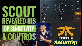 Scout revealed his Controls & OP sensitivity | Scout new controls | scout new sensitivity