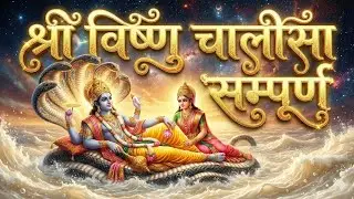 🌅 सुबह की शुरुआत श्री हरि के नाम से 🐚 सम्पूर्ण विष्णु चालीसा | Powerful Vishnu Mantra ✨