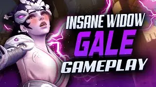 Gale Top 500 Widow and Tracer gameplay! [ Overwatch Season 26 Top 500 ]