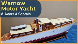 Doors & Captain for Warnow Motor Yacht RC model boat #RC #DIY #boat