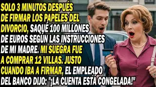 ¿Divorcio Fresco Y Exsuegra Compra 12 Villas ¡Congelé Su Tarjeta Y El Plan La Llevó A Prisión!