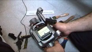 CAMBIO ESCOBILLAS MOTOR LAVADORA Y RECTIFICADO ROTOR