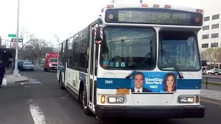 [MTA]: Knapp St Bound 2003 Orion VII OG CNG [#7601] B4 Bus @ Ocean Pkwy & Shore Pkwy