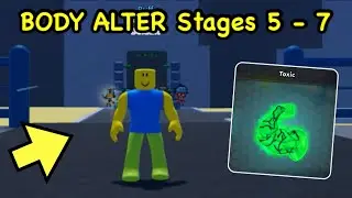 I Unlocked BODY ALTER Stages 5 - 7 in Roblox GIANT LIFTING SIMULATOR 