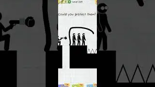 Draw 2 Save: #part1 Stickman Puzzle #savestickman Draw 2 Save | Draw Gameplay #shorts