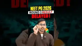 NEET PG 2025 Round 3 Final Seat Allotment Result DELAYED 🚨 | MCC Latest Update