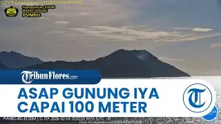 Gunung Iya Hembuskan Asap Putih Setinggi 100 Meter, Status Masih Waspada