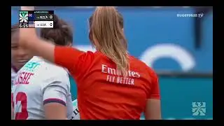 Jorja Miller's Hooking in Ruck New Zealand vs USA HSBC SVNS Los Angeles 2025