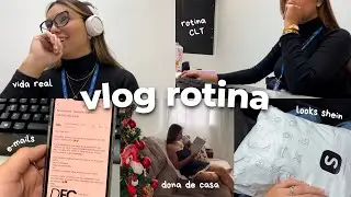 VLOG ROTINA PRODUTIVA | vida real sendo CLT, dona de casa, comprinhas, café da manhã, rodízio japa