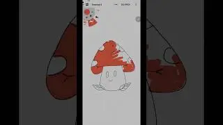 #cute🍄Mushroom drawing Very Easy #shorts #artshorts #speeddrawing