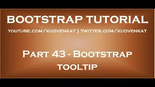 Bootstrap tooltip