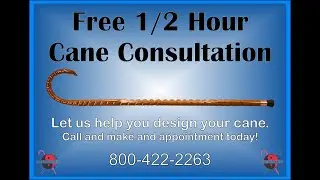 Free Cane Consultation: 1/2 hour with Master Keith Melon of Cane Masters