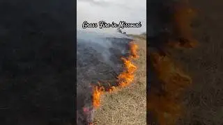 Fighting a Grass Fire #shorts #farming #ranching #cowboys #fire #firefighter #missouri
