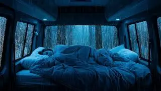 Soft Rain Tapping on Car Roof | Sleep Aid for Insomnia Relief