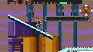 Strider (Megadrive/1989) (God Mode #2) (Hack) (Gameplay)