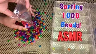| ASMR | Sorting 1000 Beads | Satisfying | No Talking |