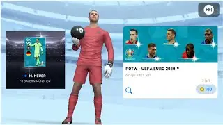 TRICK TO GET MANUEL NEUER | POTW UEFA EURO 2020 | PES 2020 MOBILE