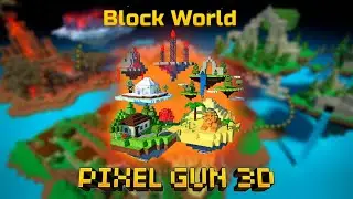 Pixel Gun 3D - BLOCK WORLD FULL WALKTHROUGH! (World 2)