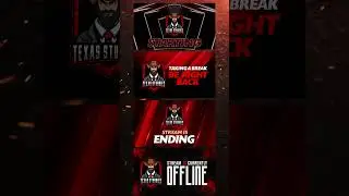 Custom twitch and youtube stream overlay designs #animation #fiverrgig #streamdesign #shorts