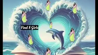 Only 1 % people will find || 8 dancing girls 🔍🧐 #viralvideo #eyetestchallenge #trending