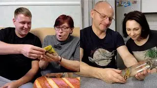 🇲🇽NUESTROS PADRES SE EMOCIONAN al RECIBIR REGALOS de M&Eacute;XICO | RUSOS REACCIONAN a REGALOS MEXICANOS