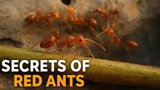Exploring the Secrets of Red Ants in the Morning | The Hidden Micro World 🐜🌄
