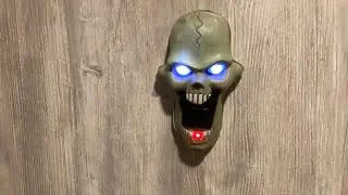 Rare Gemmy skull doorbell demo only,  from 2008💀