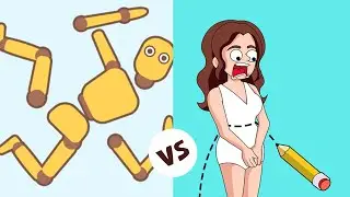 Ragdoll Break vs Draw Puzzle &ndash; Satisfying & Addictive Mobile Game Battle!